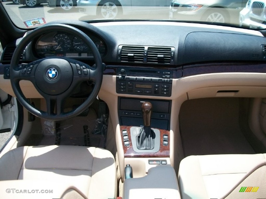 2004 3 Series 325i Convertible - Alpine White / Sand photo #13
