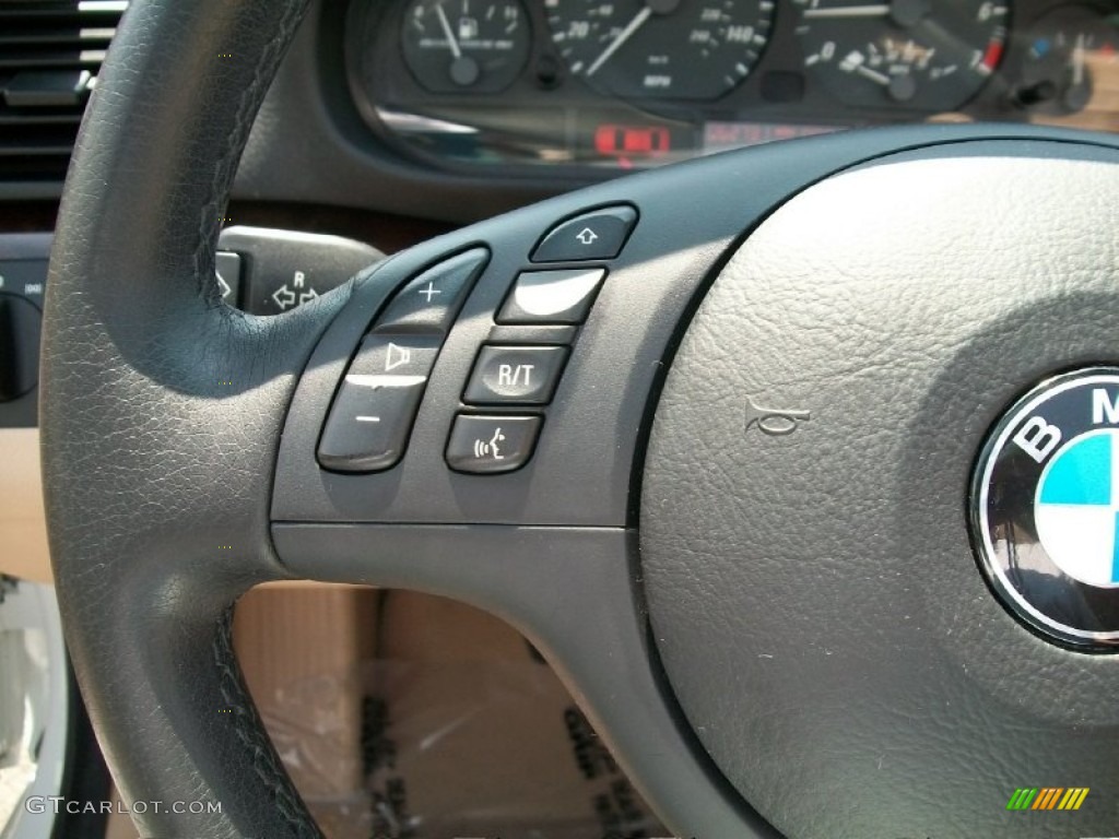 2004 3 Series 325i Convertible - Alpine White / Sand photo #15