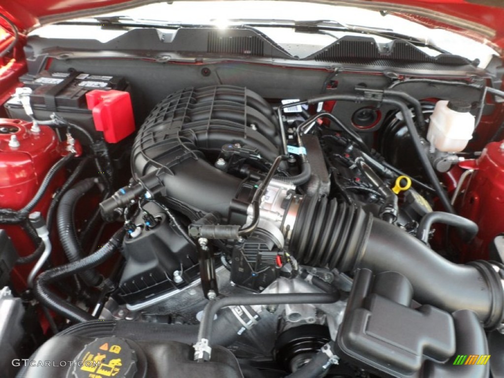 2012 Ford Mustang V6 Coupe 3.7 Liter DOHC 24-Valve Ti-VCT V6 Engine Photo #49984632