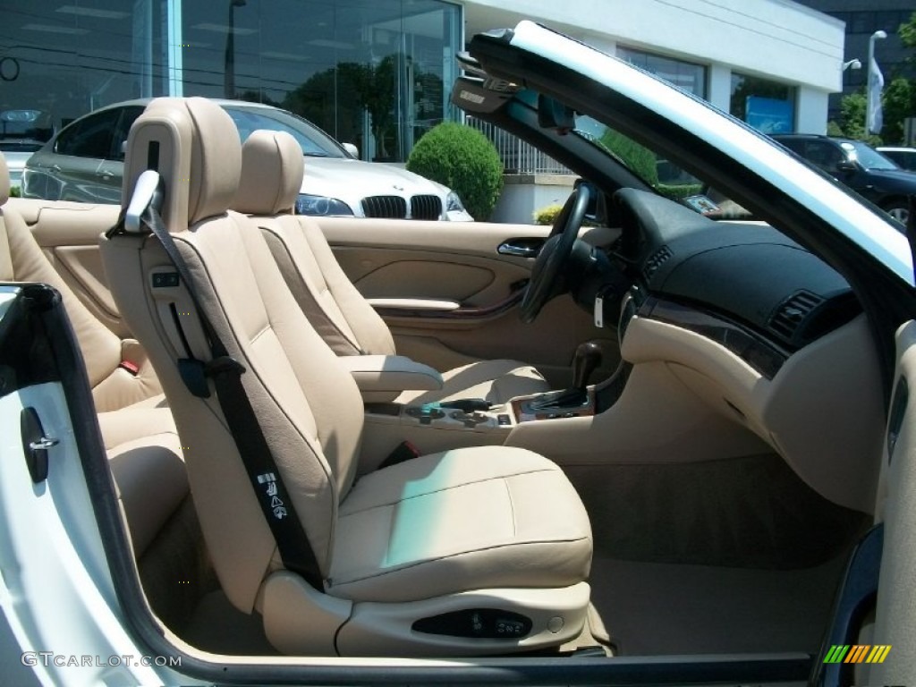2004 3 Series 325i Convertible - Alpine White / Sand photo #25