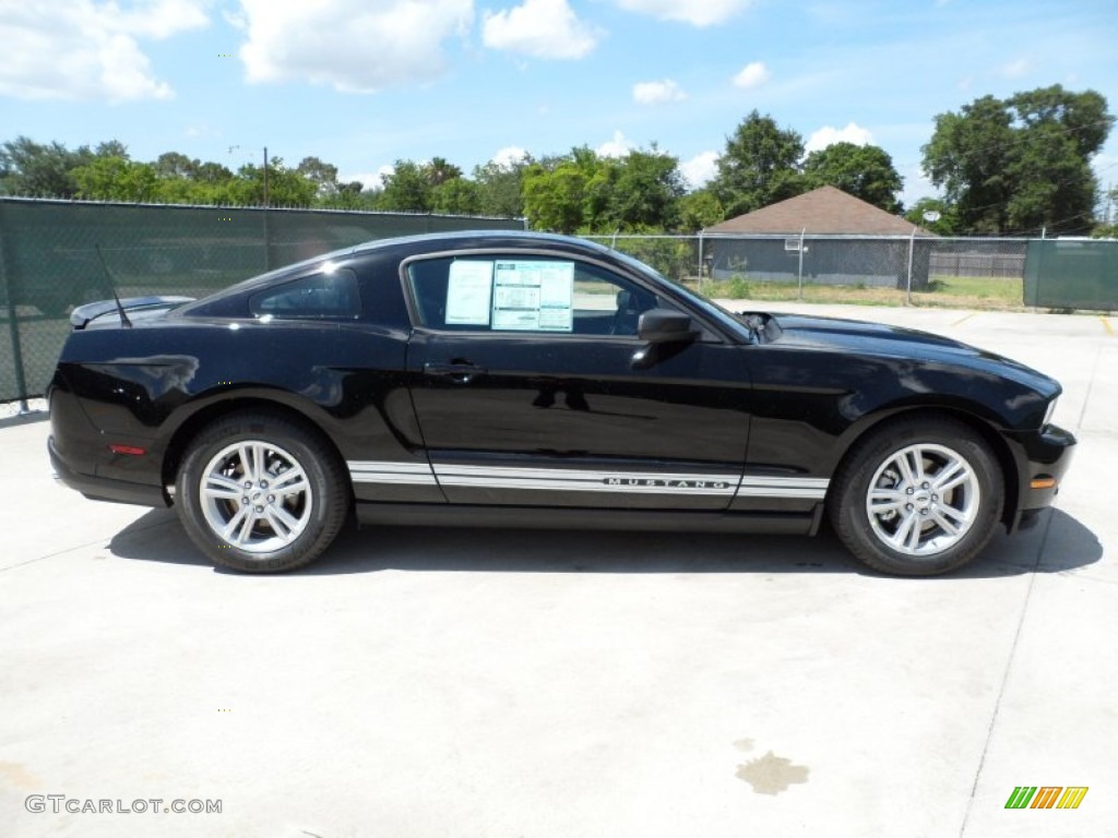 Black 2012 Ford Mustang V6 Coupe Exterior Photo #49985502