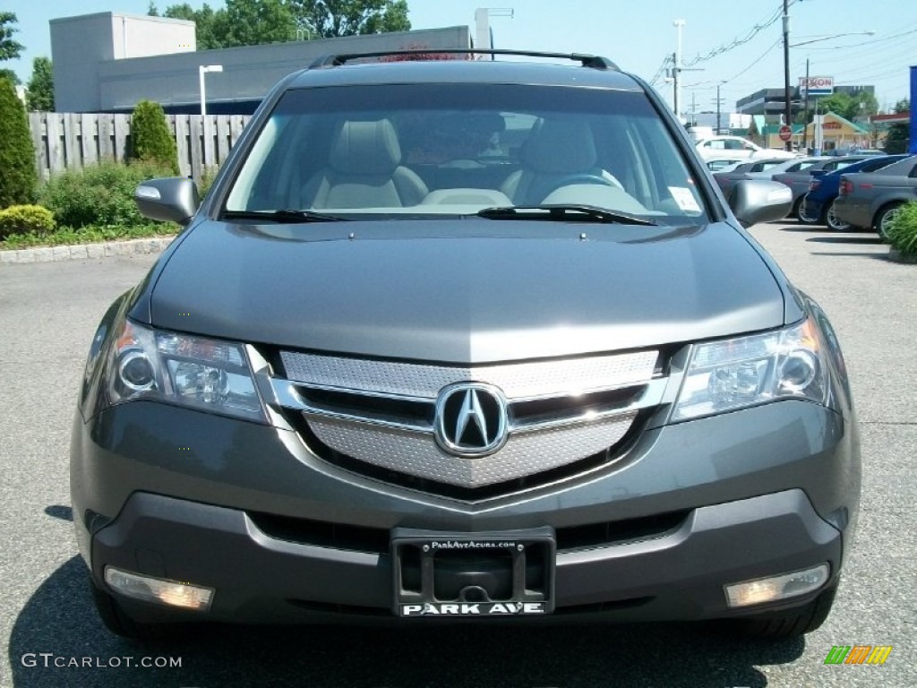 2007 MDX Technology - Nimbus Gray Metallic / Taupe photo #8