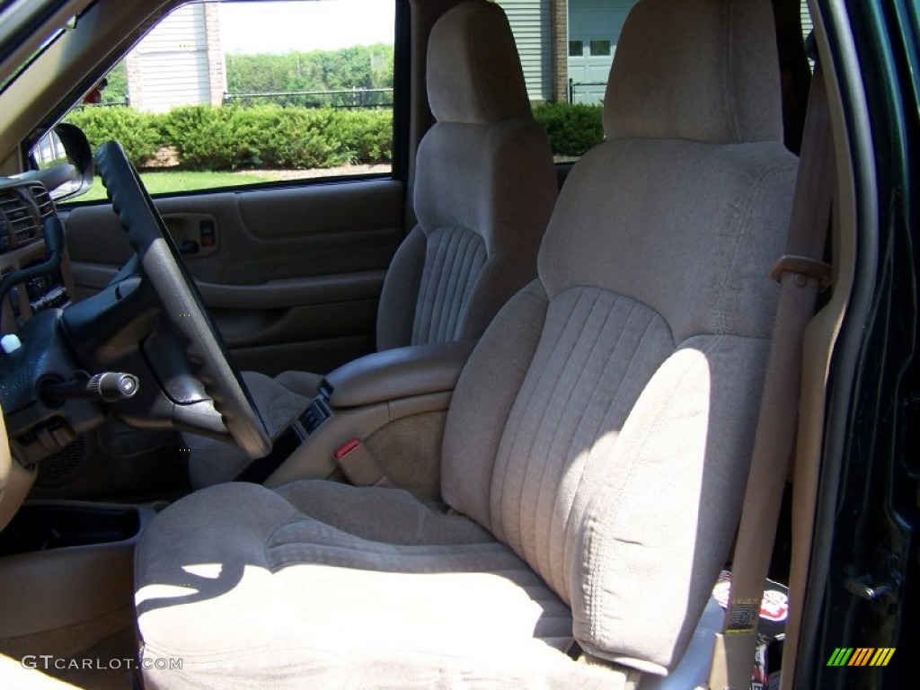 2001 Blazer LS 4x4 - Forest Green Metallic / Beige photo #9