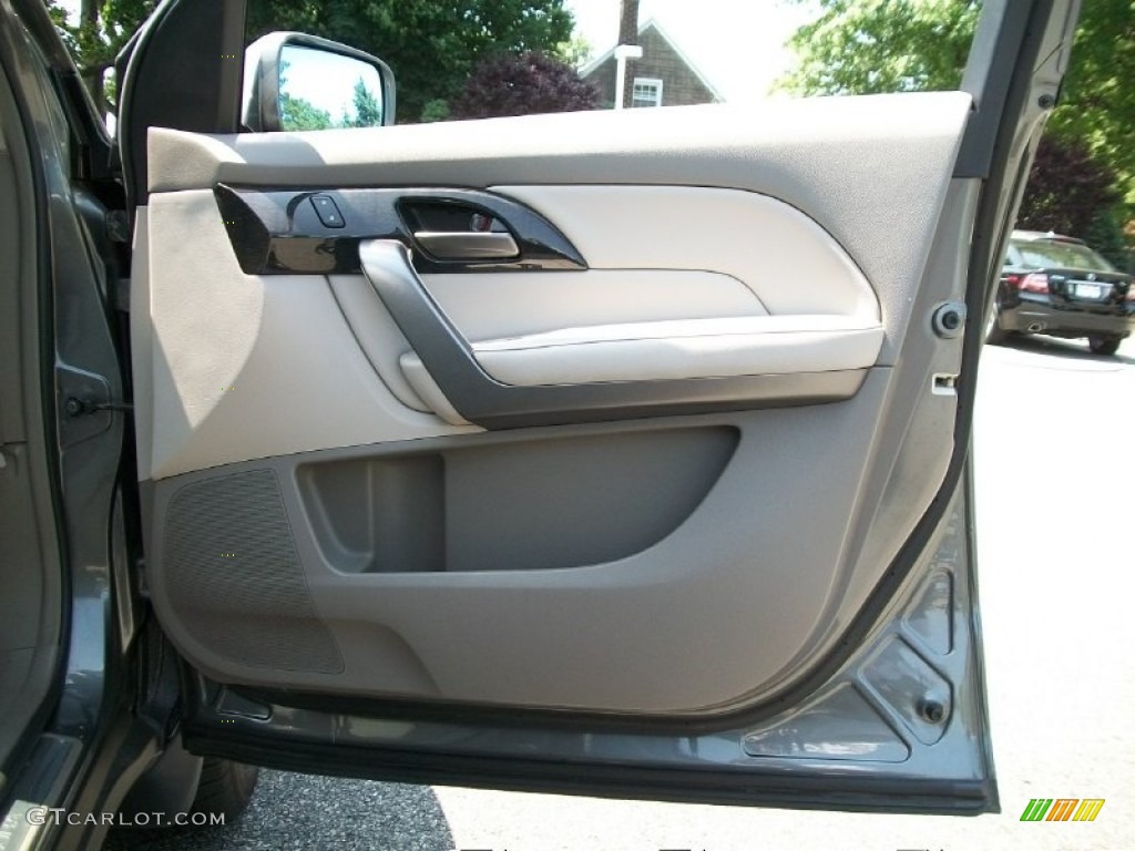 2007 MDX Technology - Nimbus Gray Metallic / Taupe photo #26