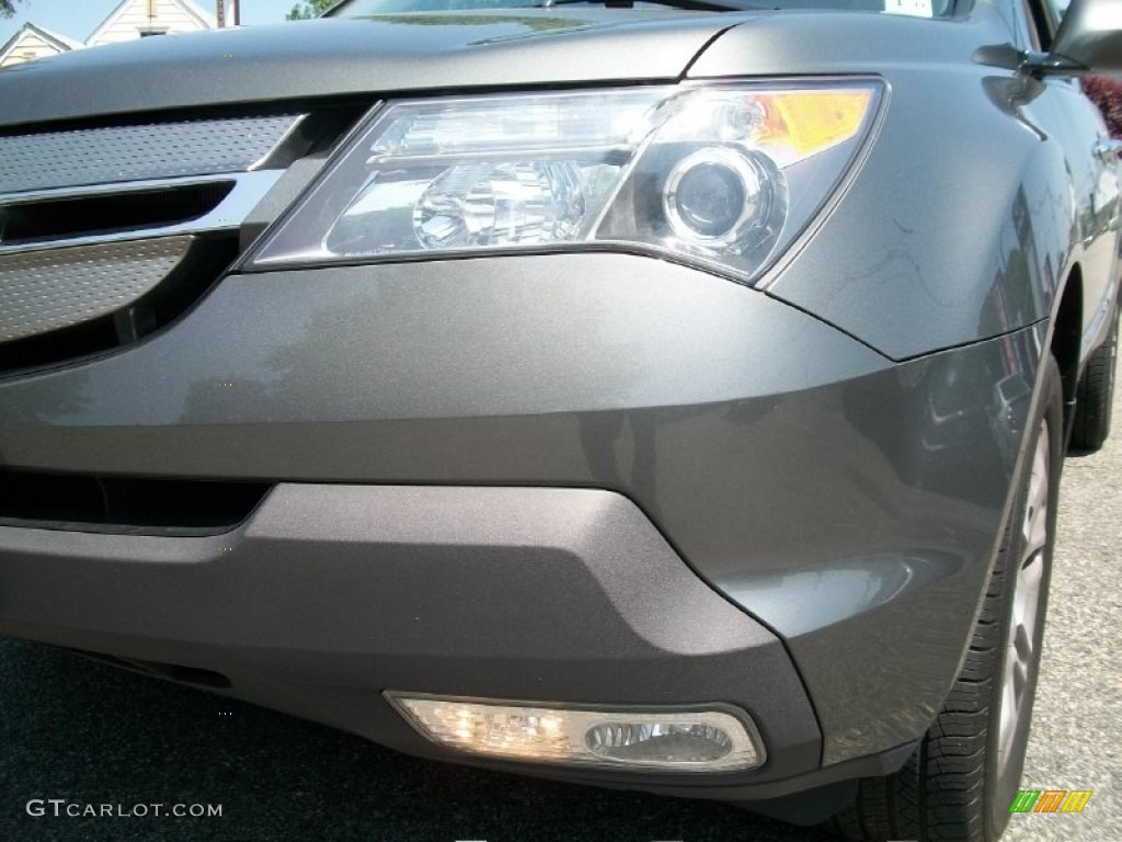 2007 MDX Technology - Nimbus Gray Metallic / Taupe photo #31