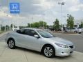 2008 Alabaster Silver Metallic Honda Accord EX Coupe  photo #3