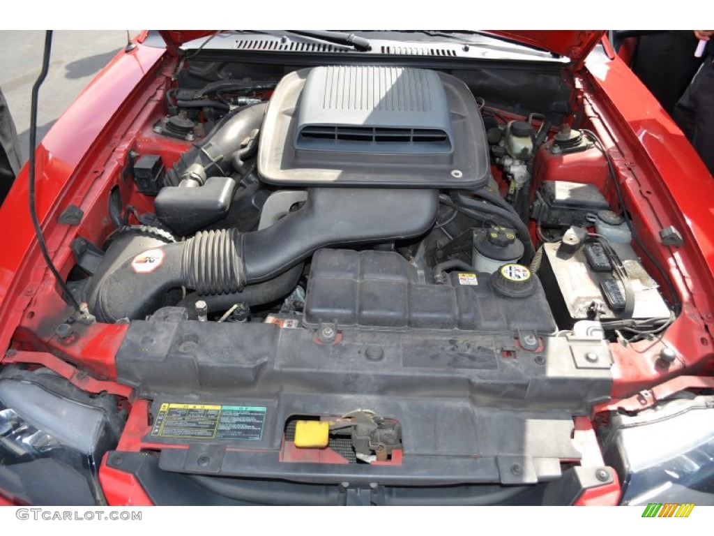 2003 Mustang Mach 1 Coupe - Torch Red / Dark Charcoal photo #3