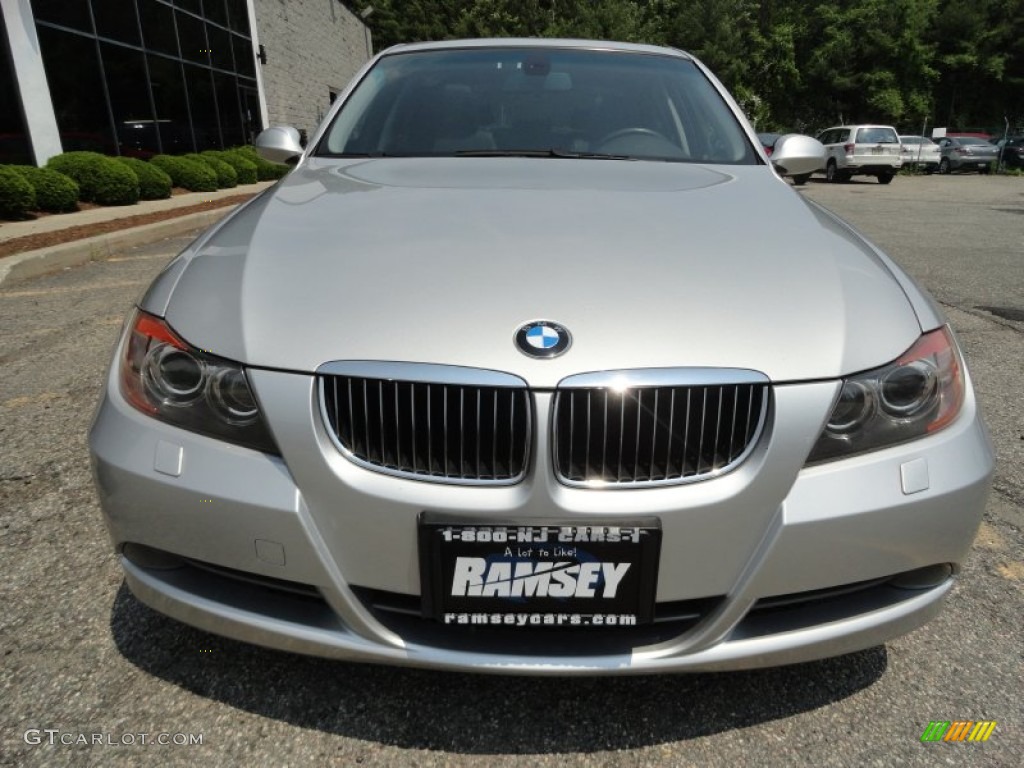 2006 3 Series 330xi Sedan - Titanium Silver Metallic / Black photo #5