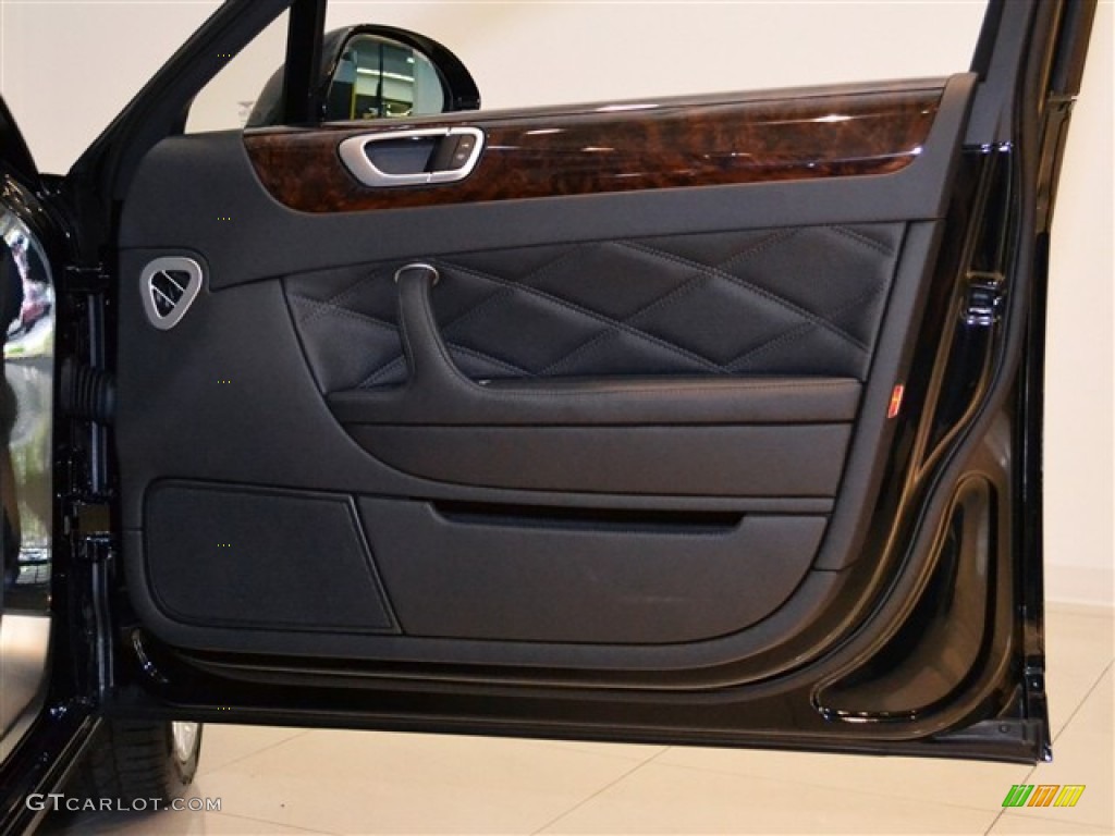 2011 Bentley Continental Flying Spur Speed Beluga Door Panel Photo #49993066