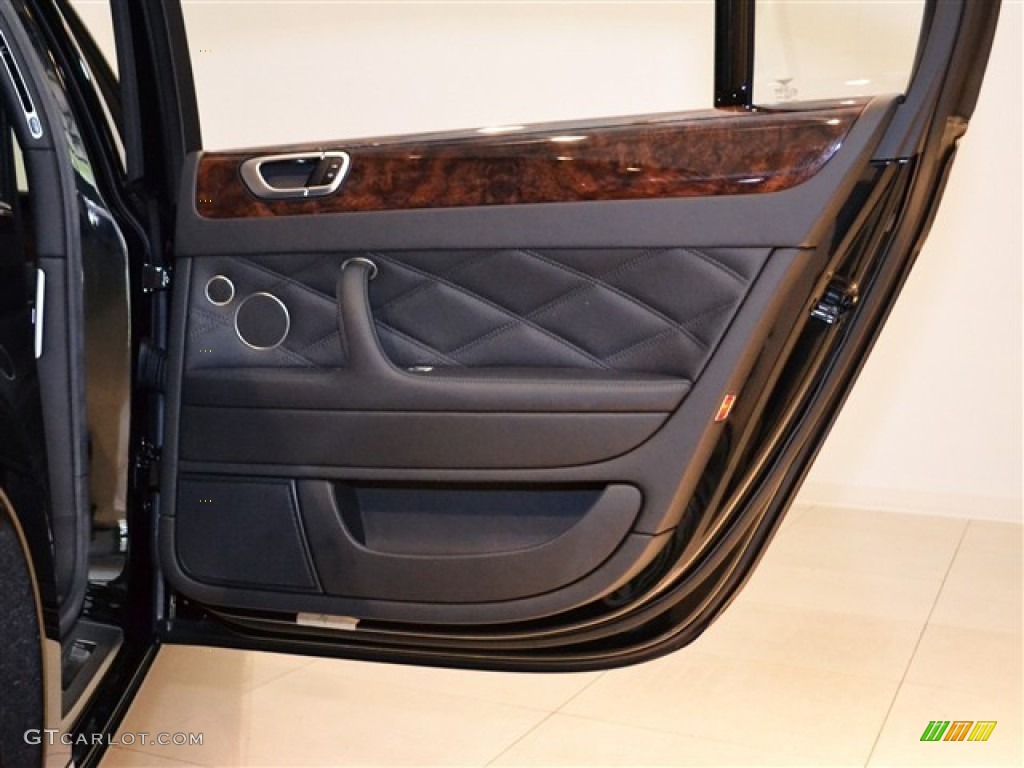 2011 Bentley Continental Flying Spur Speed Beluga Door Panel Photo #49993102