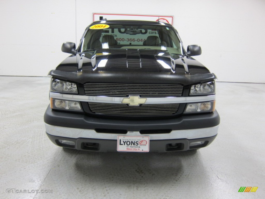 2004 Silverado 1500 Z71 Extended Cab 4x4 - Black / Dark Charcoal photo #26