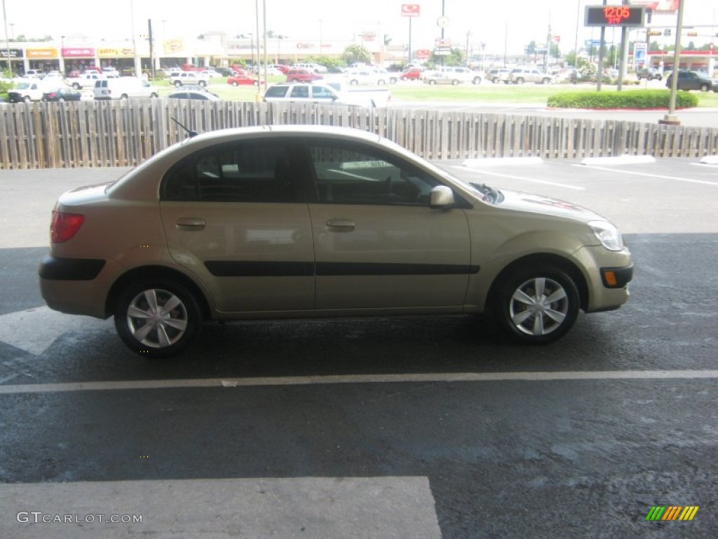 2007 Rio LX Sedan - Cashmere Beige / Beige photo #6