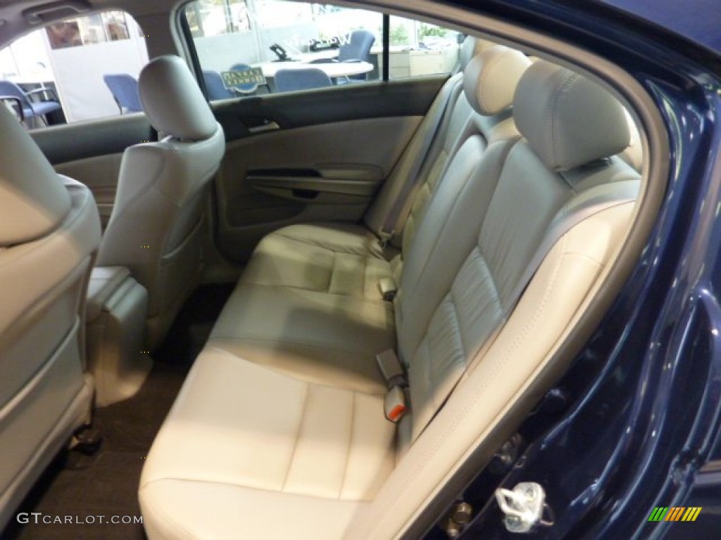 2009 Accord EX-L Sedan - Royal Blue Pearl / Gray photo #9