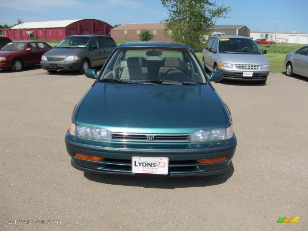 1993 Accord EX Sedan - Arcadia Green Pearl / Beige photo #5