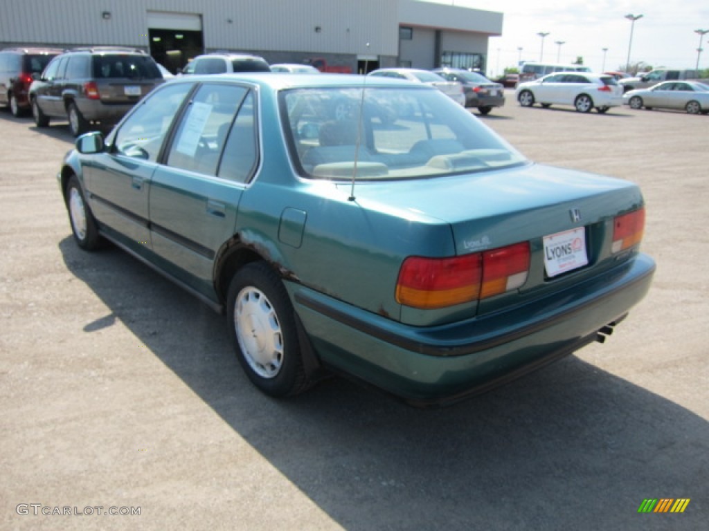 1993 Accord EX Sedan - Arcadia Green Pearl / Beige photo #10