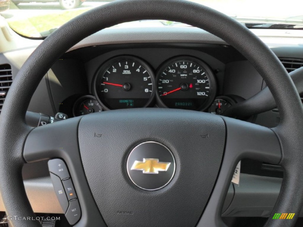 2011 Silverado 1500 Regular Cab 4x4 - Black / Dark Titanium photo #12