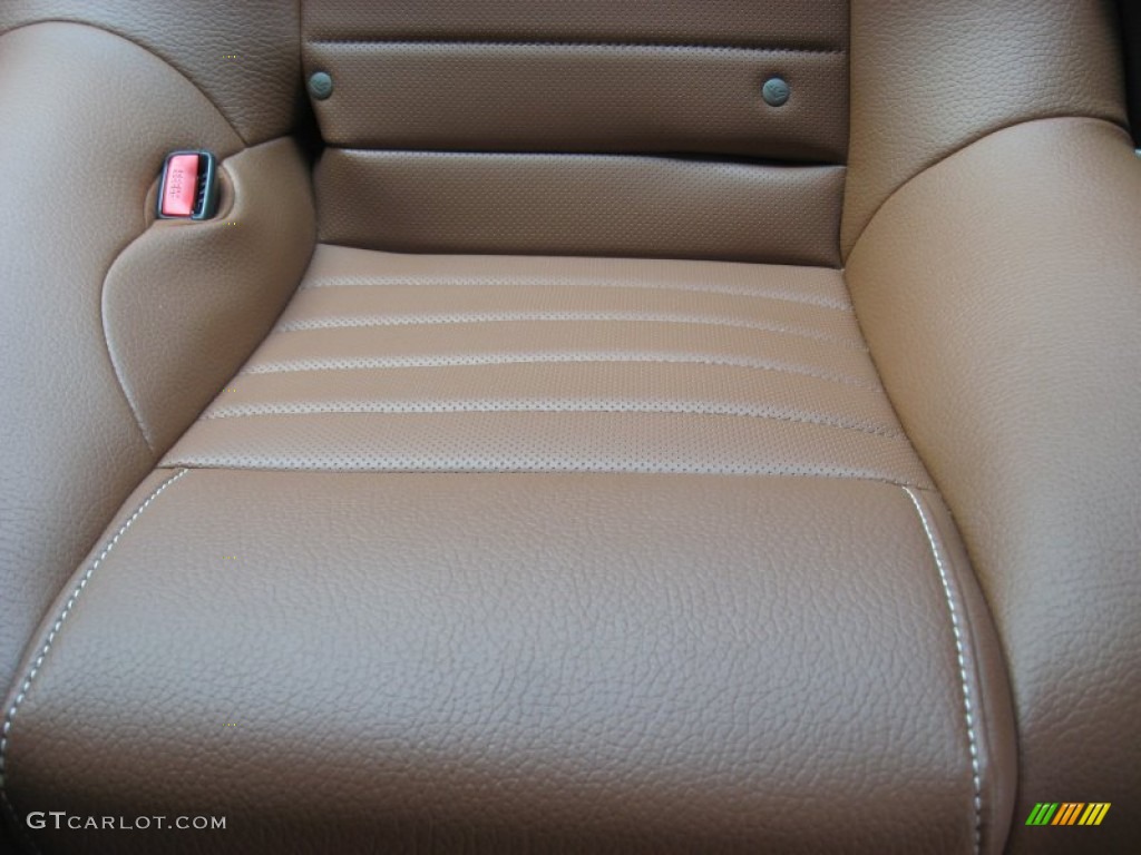 Saddle Interior 2010 Ford Mustang GT Premium Coupe Photo #49994665