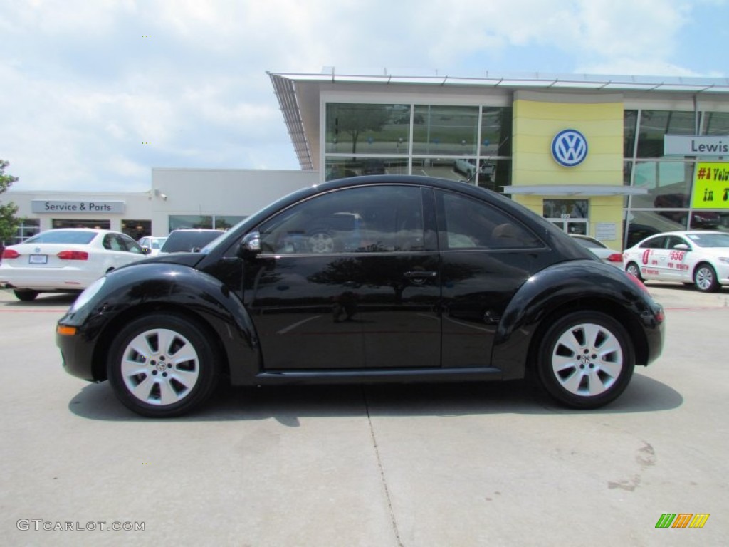 2009 New Beetle 2.5 Coupe - Black / Cream photo #2