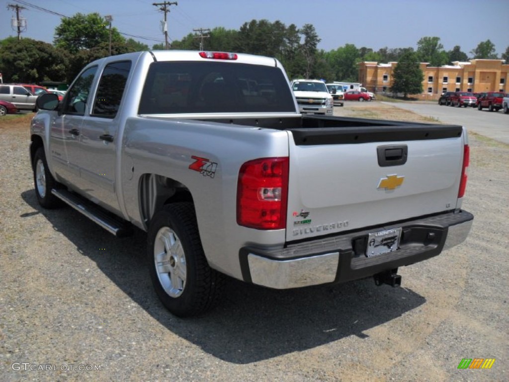 2011 Silverado 1500 LT Crew Cab 4x4 - Sheer Silver Metallic / Light Titanium/Ebony photo #2