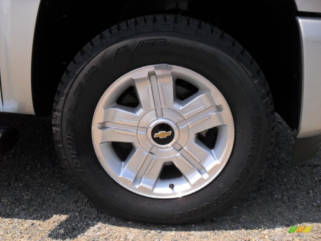 2011 Silverado 1500 LT Crew Cab 4x4 - Sheer Silver Metallic / Light Titanium/Ebony photo #22