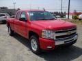 2011 Victory Red Chevrolet Silverado 1500 LT Extended Cab 4x4  photo #5