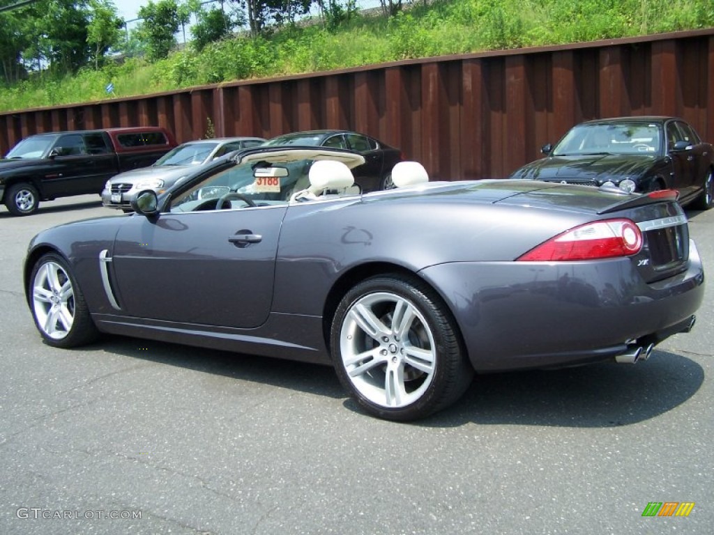 Pearl Grey Metallic 2008 Jaguar XK XKR Convertible Exterior Photo #49995781