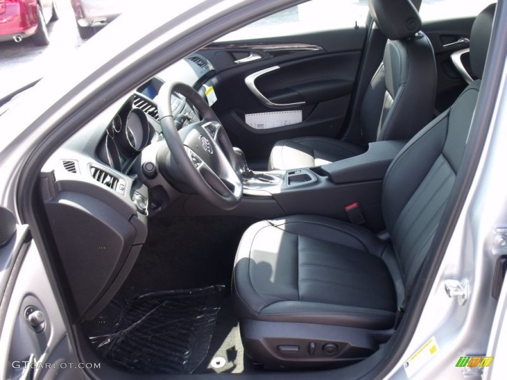 Ebony Interior 2011 Buick Regal CXL Turbo Photo #49996018