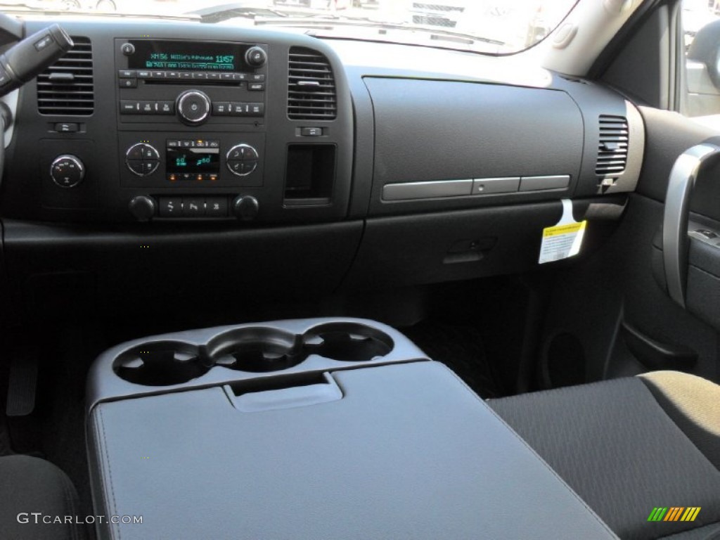 2011 Silverado 1500 LT Crew Cab 4x4 - Steel Green Metallic / Ebony photo #16