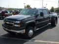 2006 Black Chevrolet Silverado 3500 LT Crew Cab 4x4 Dually  photo #1