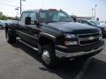 2006 Black Chevrolet Silverado 3500 LT Crew Cab 4x4 Dually  photo #5