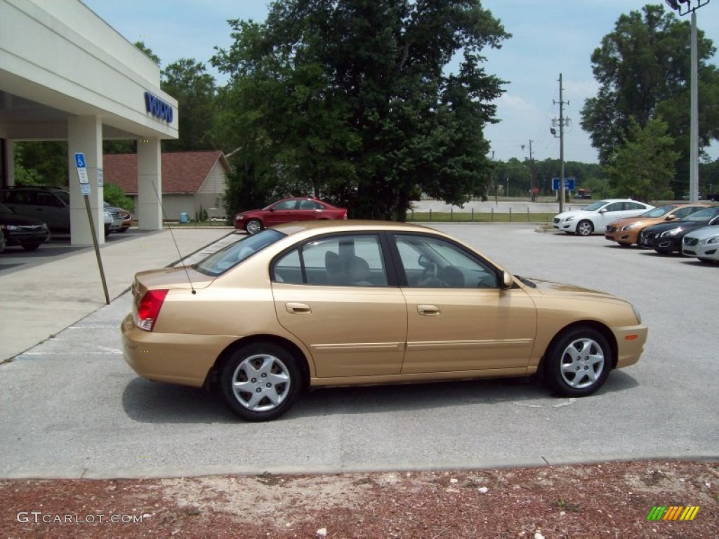 2004 Elantra GLS Sedan - Hazelnut / Beige photo #7