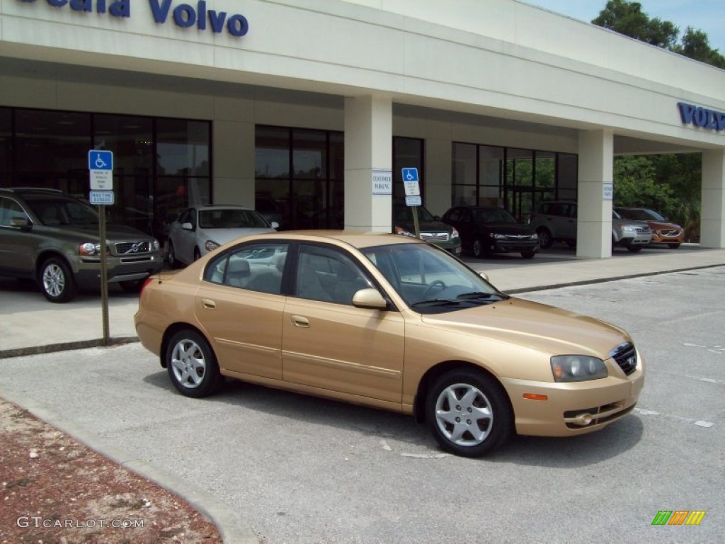 2004 Elantra GLS Sedan - Hazelnut / Beige photo #8