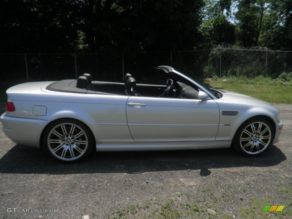 Titanium Silver Metallic 2003 BMW M3 Convertible Exterior Photo #49997287