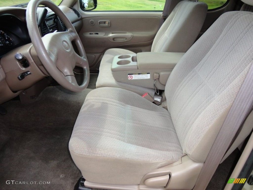 Oak Interior 2002 Toyota Tundra SR5 Access Cab Photo #49997533