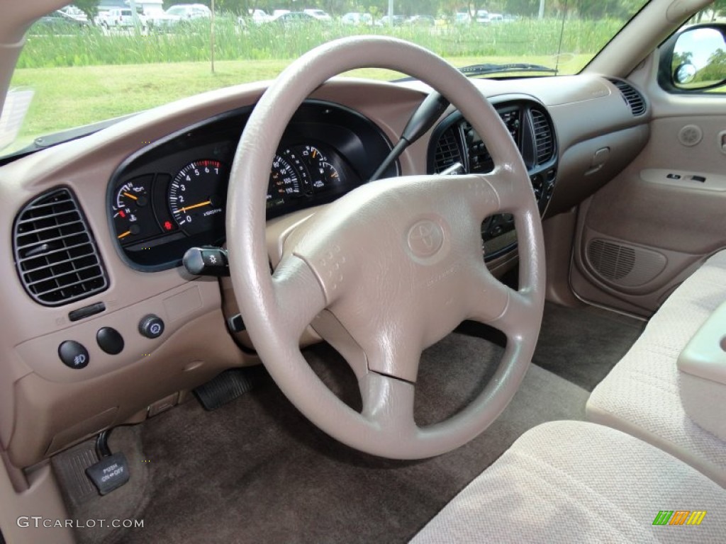 Oak Interior 2002 Toyota Tundra SR5 Access Cab Photo #49997548