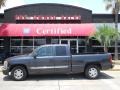 2004 Carbon Metallic GMC Sierra 1500 SLE Extended Cab  photo #1