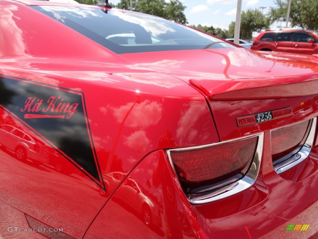 2010 Camaro SS/RS Pete Rose Hit King 4256 Special Edition Coupe - Victory Red / Black photo #4