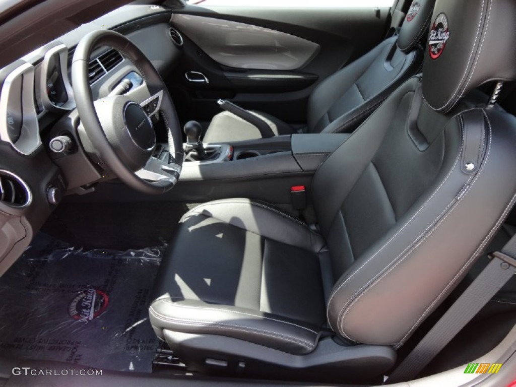 Black Interior 2010 Chevrolet Camaro SS/RS Pete Rose Hit King 4256 Special Edition Coupe Photo #49998487