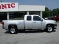 2010 Pure Silver Metallic GMC Sierra 1500 Extended Cab  photo #8