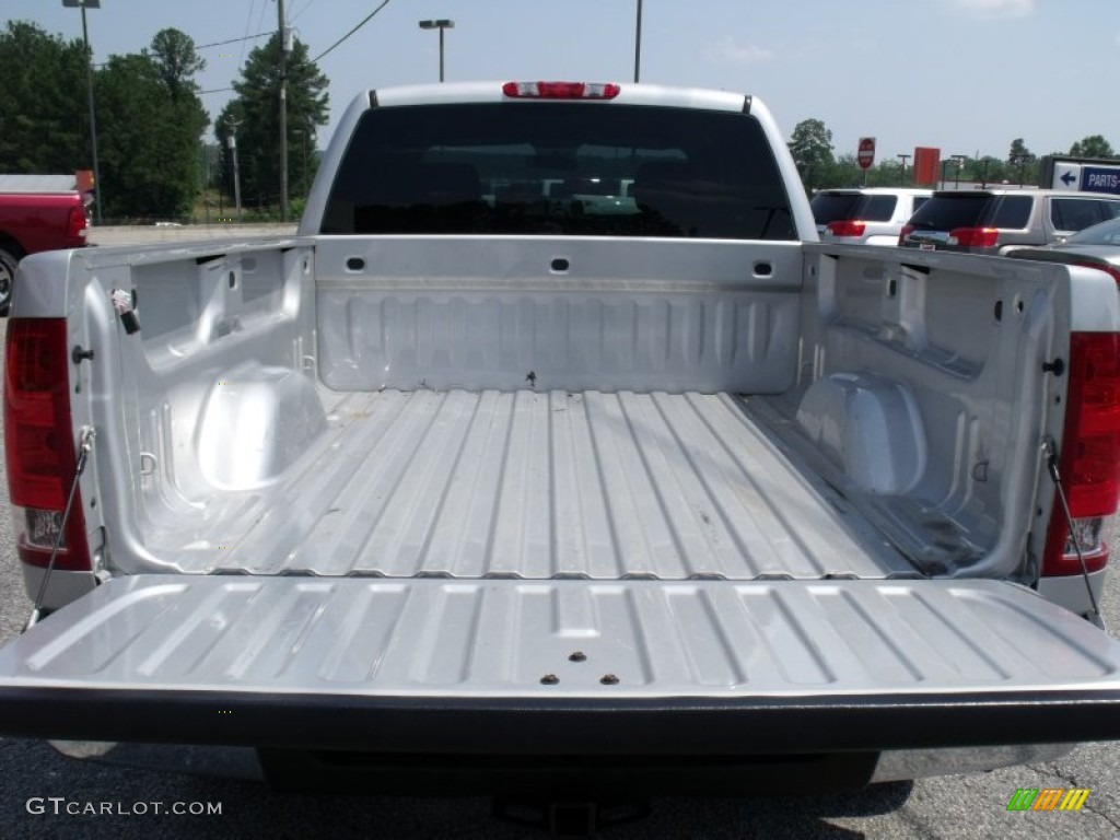 2010 Sierra 1500 Extended Cab - Pure Silver Metallic / Dark Titanium photo #13