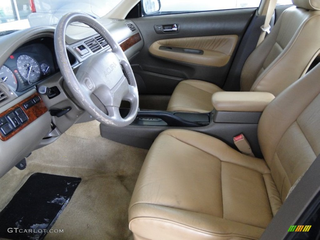 Tan Interior 1996 Acura TL 2.5 Sedan Photo #49999606