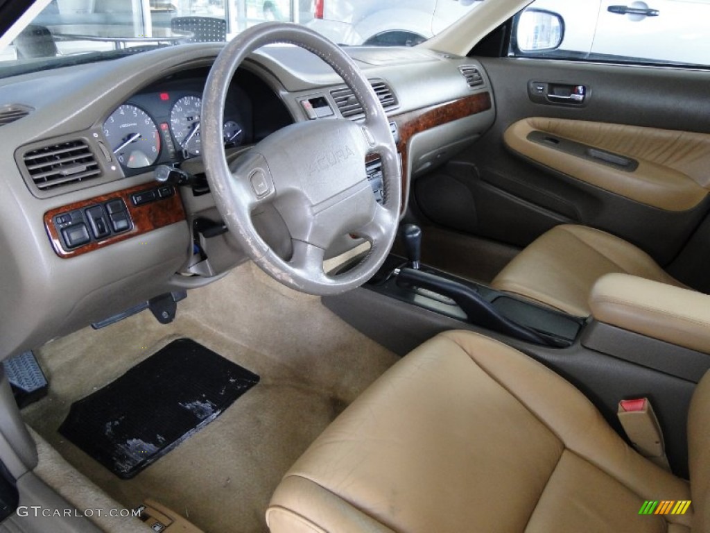 Tan Interior 1996 Acura TL 2.5 Sedan Photo #49999621
