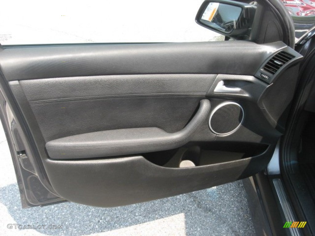 2009 Pontiac G8 GT Onyx Door Panel Photo #50000230