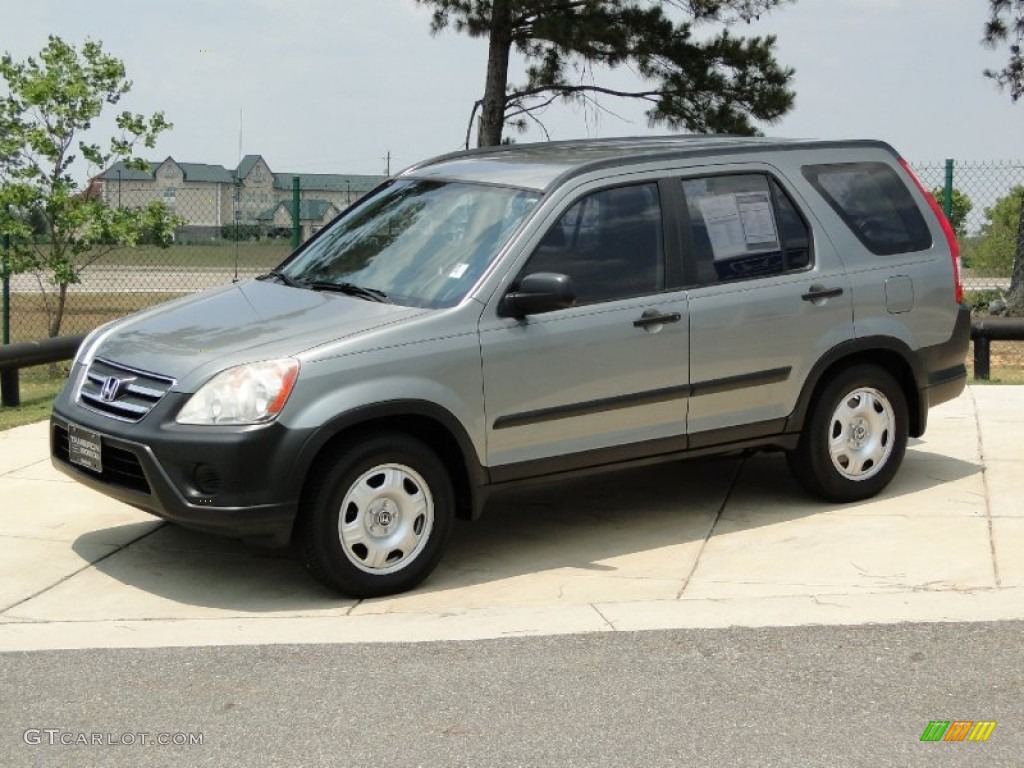 2006 CR-V LX - Silver Moss Metallic / Black photo #40