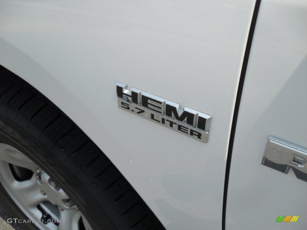 2011 Ram 1500 ST Regular Cab - Bright White / Dark Slate Gray/Medium Graystone photo #6
