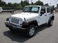 Front 3/4 View of 2011 Wrangler Unlimited Sport 4x4 Right Hand Drive