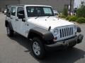 Bright White 2011 Jeep Wrangler Unlimited Sport 4x4 Right Hand Drive Exterior