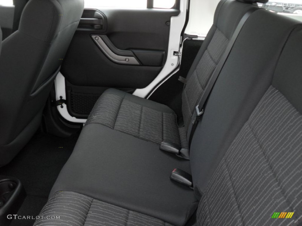 Black Interior 2011 Jeep Wrangler Unlimited Sport 4x4 Right Hand Drive Photo #50002417