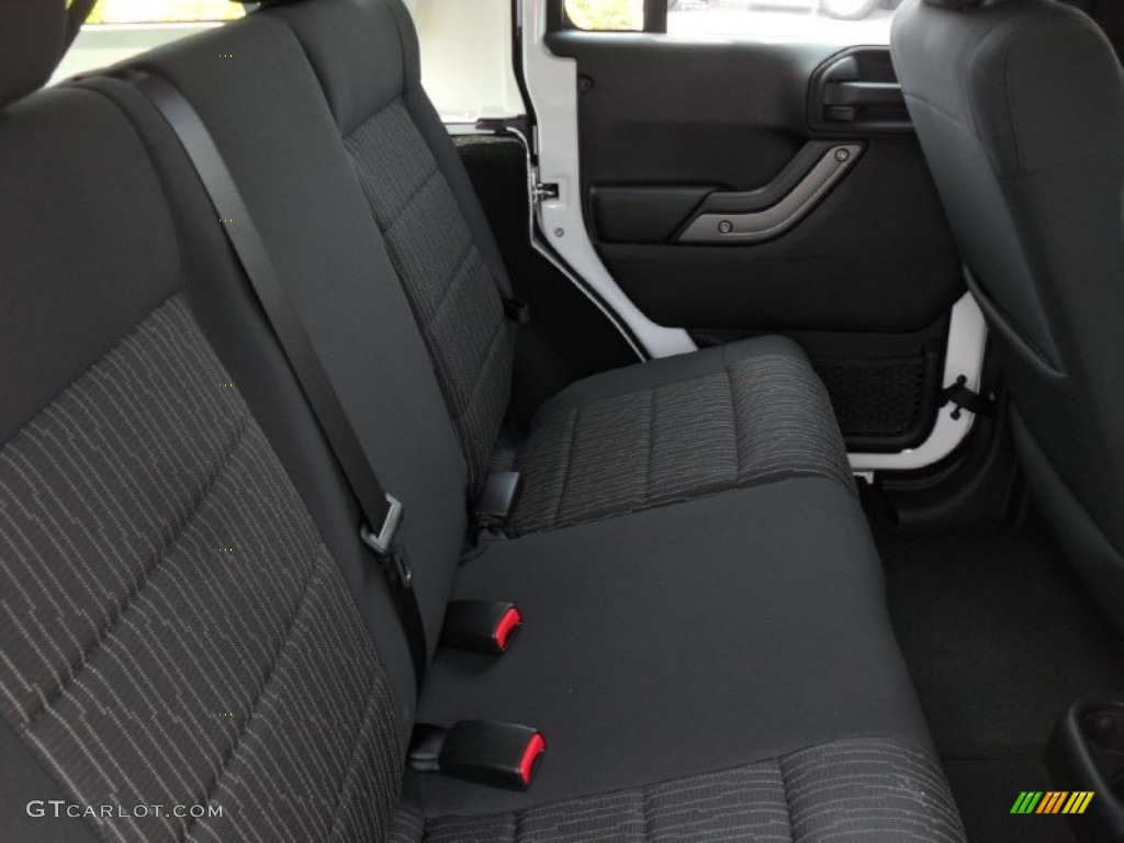 Black Interior 2011 Jeep Wrangler Unlimited Sport 4x4 Right Hand Drive Photo #50002447