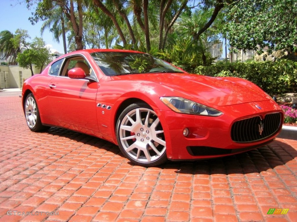Rosso Mondiale (Red) 2008 Maserati GranTurismo Standard GranTurismo Model Exterior Photo #50002594
